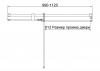 Vincea Душевая дверь Экстенза (Extenza) VDP-4EX1011CLBN, 1000/1100, брашированный никель, стекло прозрачное