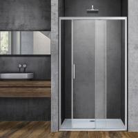 Vincea Душевая дверь Софт (Soft) VDS-3SO160CL, 1600, хром, стекло прозрачное