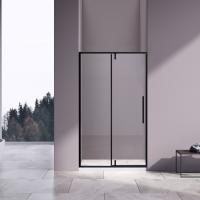 Vincea Душевая дверь Слим-Н (Slim-N) VDP-4SN100CLB, черный матовый, стекло прозрачное