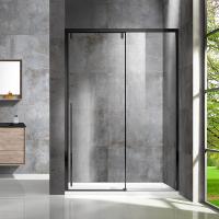 Vincea Душевая дверь Лугано (Lugano) VDS-1L150CLB-1, 1500, черный, стекло прозрачное