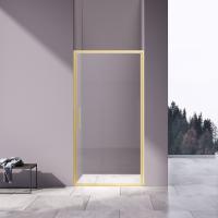 Vincea Душевая дверь Слим 8мм (Slim 8mm) VDP-4SL900CLG, брашированное золото, стекло прозрачное