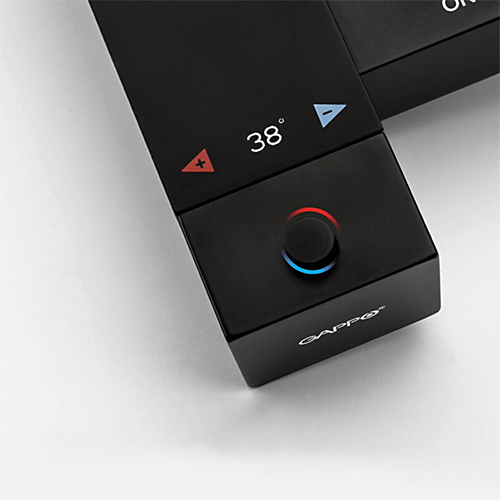 Гигиенический душ скрытого монтажа с термостатом GAPPO G7207-60 черный