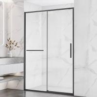Vincea Душевая дверь Слим Софт (Slim Soft) VDS-1SS150CLGM, 1500, вороненая сталь, стекло прозрачное