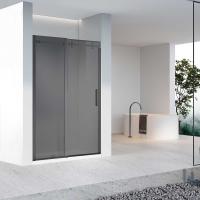 Vincea Душевая дверь Комо-Н (Como-N) VDS-4CN160CGB, 1600, черный, стекло тонированное