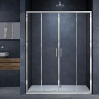Vincea Душевая дверь Альфа (Alpha) VDS-3AL2160CL, 1600, хром, стекло прозрачное