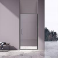 Vincea Душевая дверь Слим 8мм (Slim 8mm) VDP-4SL100CLGM, вороненая сталь, стекло прозрачное