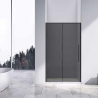Vincea Душевая дверь Слим-Н (Slim-N) VDS-4SN110CGB, 1100, черный, стекло тонированное