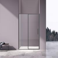 Vincea Душевая дверь Слим 8мм (Slim 8mm) VDP-4SL120CLGM, вороненая сталь, стекло прозрачное