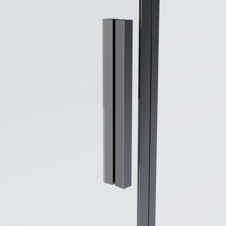 Vincea Душевая дверь Софт 2 (Soft 2) VDS-3SO2110CLGM, 1100, вороненая сталь, стекло прозрачное
