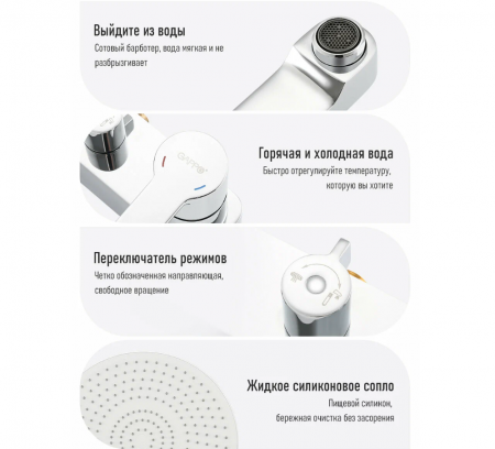 Душевая система Gappo Tomahawk G2402
