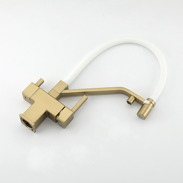 Смеситель для кухни GAPPO с гибким изливом и подключением фильтра для питьевой воды G4395-63