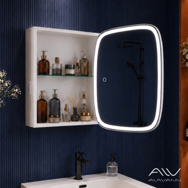 Зеркальный шкаф Alavann Rado Vizazh 60 с приближением, подсветкой, сенсорное