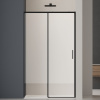 Vincea Душевая дверь Софт 2 (Soft 2) VDS-3SO2140CLB, 1400, черный, стекло прозрачное