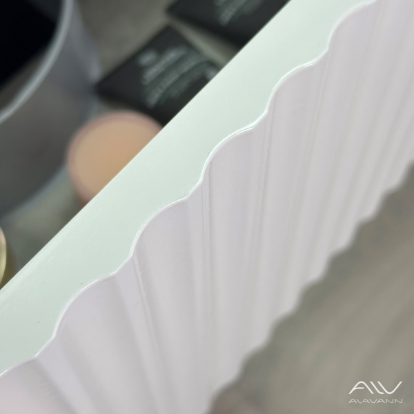 Тумба с раковиной подвесная alavann Wave 80 белая