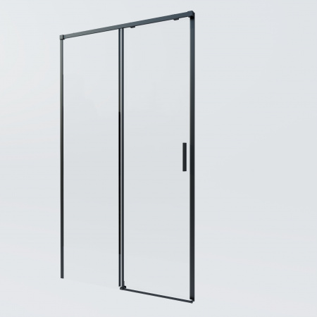 Vincea Душевая дверь Софт 2 (Soft 2) VDS-3SO2140CLB, 1400, черный, стекло прозрачное