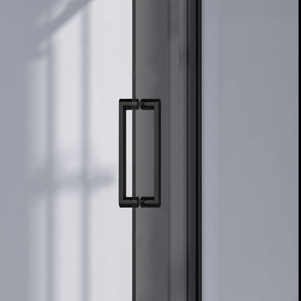 Vincea Душевая дверь Комо-Н (Como-N) VDS-4CN140CGB, 1400, черный, стекло тонированное