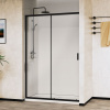 Vincea Душевая дверь Сити (City) VDS-5CT150CLB, 1500, черный, стекло прозрачное
