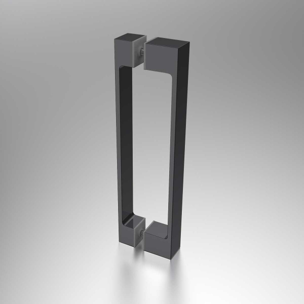 Vincea Душевая дверь Альфа (Alpha) VDP-3AL800CLGM , вороненая сталь, стекло прозрачное