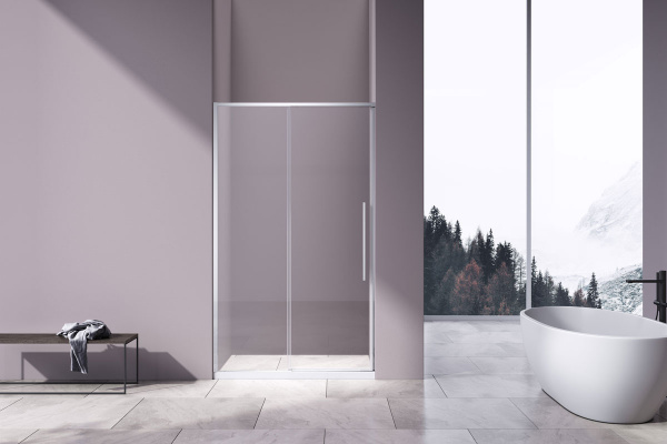 Vincea Душевая дверь Слим-Н (Slim-N) VDS-4SN110CL, 1100, хром, стекло прозрачное