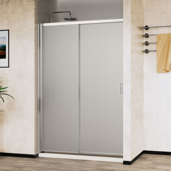 Vincea Душевая дверь Сити (City) VDS-5CT130MT, 1300, хром, стекло текстурное