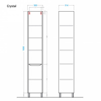 Пенал Alavann Crystal 30