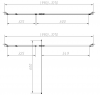 Vincea Душевая дверь Слим 8мм (Slim 8mm) VDP-4SL100CL, хром, стекло прозрачное