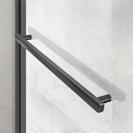 Vincea Душевая дверь Слим Софт (Slim Soft) VDS-1SS120CGGM, 1200, вороненая сталь, стекло тонированное