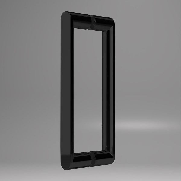 Vincea Душевая дверь Дайс (Dice) VDS-4D150CLB, 1500, черный, стекло прозрачное