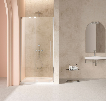 Vincea Душевая дверь Волк-Ин (Walk-In) VDS-4WSL120CL-L, 1200, хром, стекло прозрачное, левая