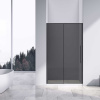 Vincea Душевая дверь Слим-Н (Slim-N) VDS-4SN110CGB, 1100, черный, стекло тонированное