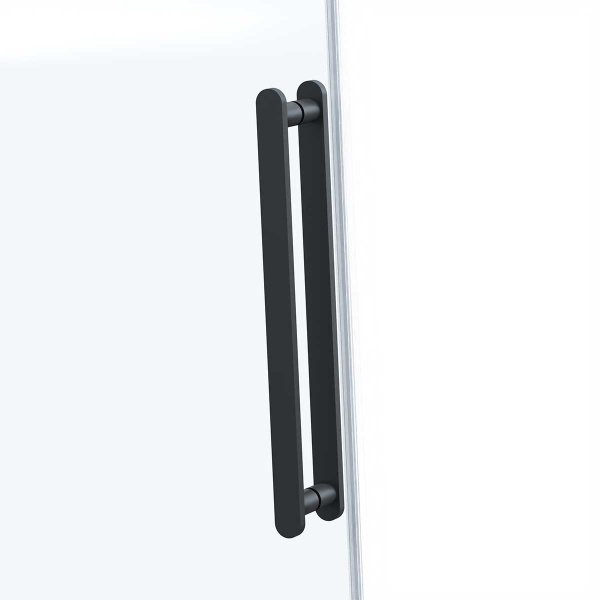 Vincea Душевая дверь Комо Софт (Como Soft) VDS-1CS140CLB, 1400, черный, стекло прозрачное