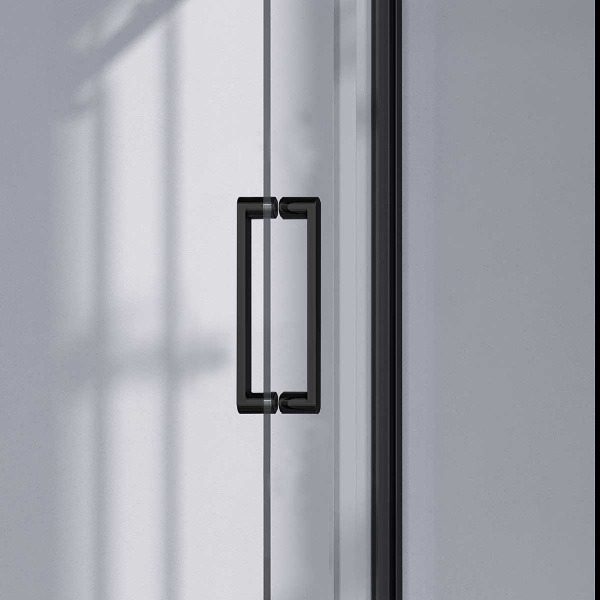 Vincea Душевая дверь Комо-Н (Como-N) VDS-4CN150CLB, 1500, черный, стекло прозрачное