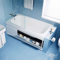 Экран под ванну Alavann Soft 180 см откидной мдф белый