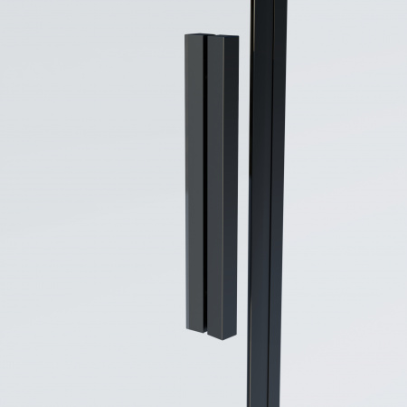 Vincea Душевая дверь Софт 2 (Soft 2) VDS-3SO2140CLB, 1400, черный, стекло прозрачное