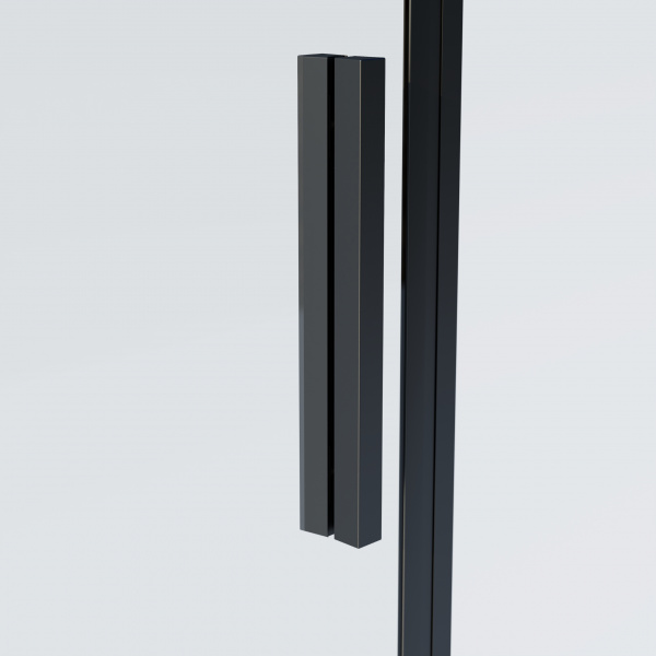 Vincea Душевая дверь Софт 2 (Soft 2) VDS-3SO2140CLB, 1400, черный, стекло прозрачное