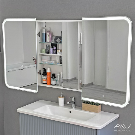 Зеркальный шкаф Alavann Cosmetic Light 100