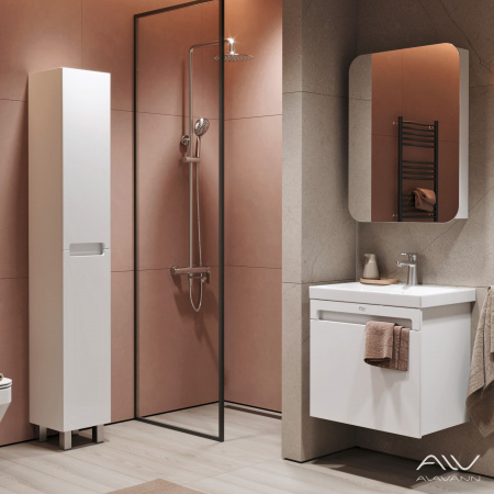 Пенал Alavann Cosmetic  30 см, напольный, белый