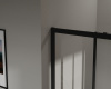 Vincea Душевая дверь Сити (City) VDS-5CT2170CLB, 1700, черный, стекло прозрачное