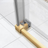 Vincea Душевая дверь Слим Софт (Slim Soft) VDS-1SS150CLG, 1500, брашированное золото, стекло прозрачное