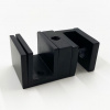 Vincea Душевая дверь Слим-Н (Slim-N) VDS-4SN130CLB, 1300, черный, стекло прозрачное