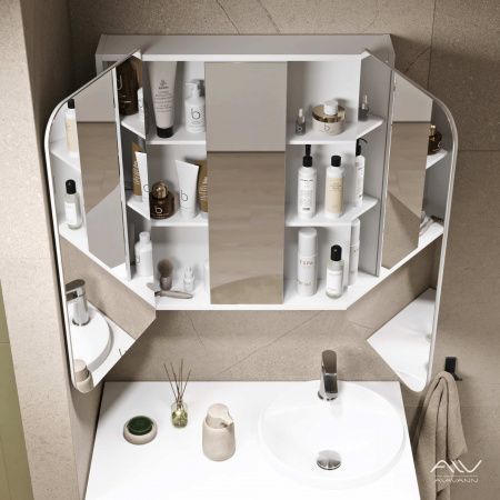 Зеркальный шкаф-трюмо Alavann Cosmetic 80 с приближением