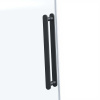 Vincea Душевая дверь Комо Софт (Como Soft) VDS-1CS110CLB, 1100, черный, стекло прозрачное