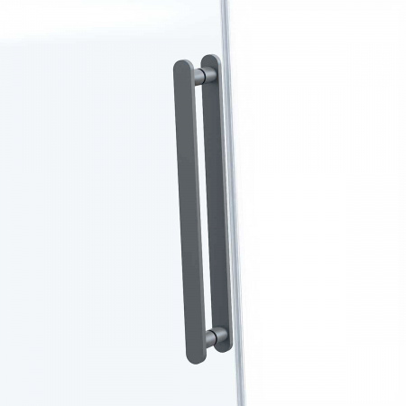 Vincea Душевая дверь Комо Софт (Como Soft) VDS-1CS110CLGM, 1100, вороненая сталь, стекло прозрачное