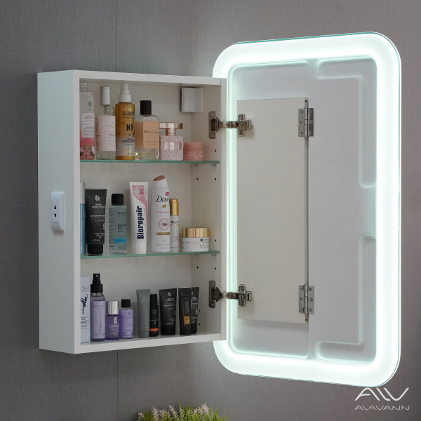 Зеркальный шкаф Alavann Cosmetic Light 50