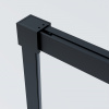 Vincea Душевая дверь Софт 2 (Soft 2) VDS-3SO2120CLB, 1200, черный, стекло прозрачное