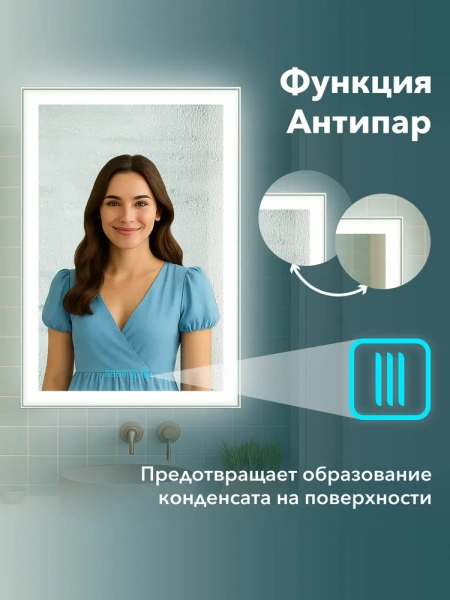 Зеркальный шкаф Alavann Rita Plus 60