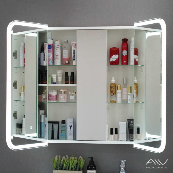 Зеркальный шкаф Alavann Cosmetic Light 80
