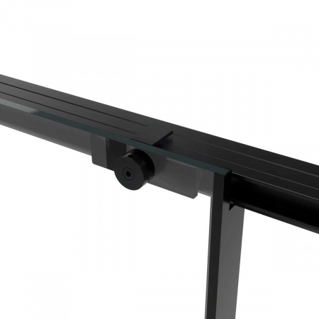 Vincea Душевая дверь Слим Софт (Slim Soft) VDS-1SS120CGB, 1200, черный, стекло тонированное